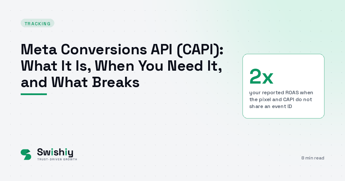 Meta Events Manager showing a Purchase event received from both the browser pixel and the Conversions API